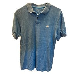 Banana Republic Small Pale Blue Organic Cotton Pique Polo Shirt